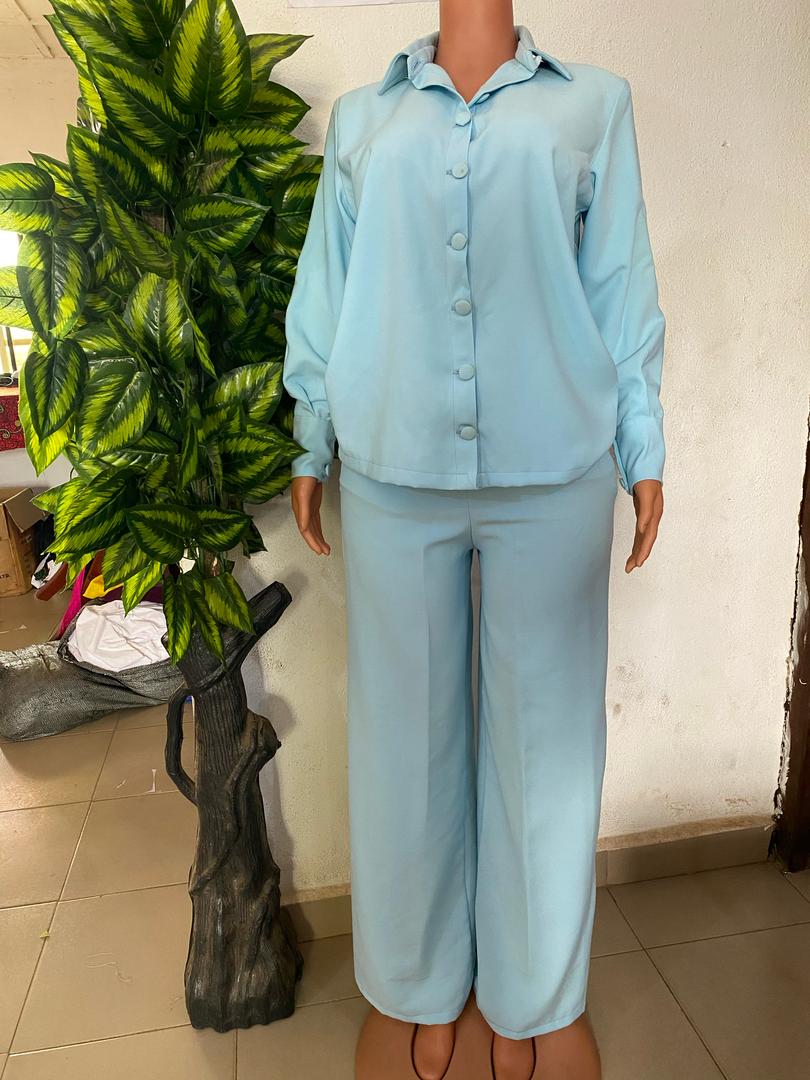 Outfit set in clothing with Thick crepe