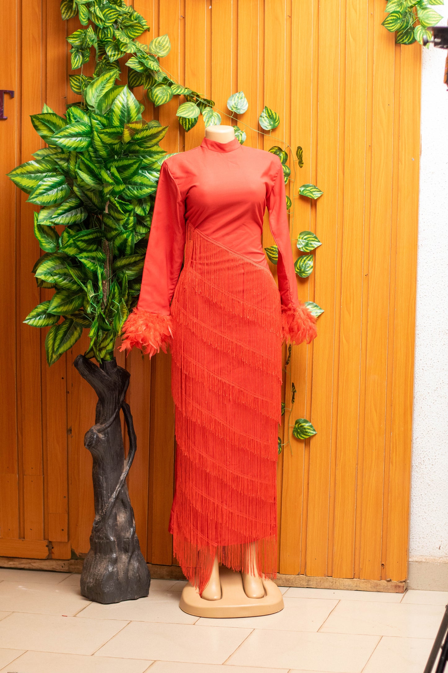 Fringles styled gown