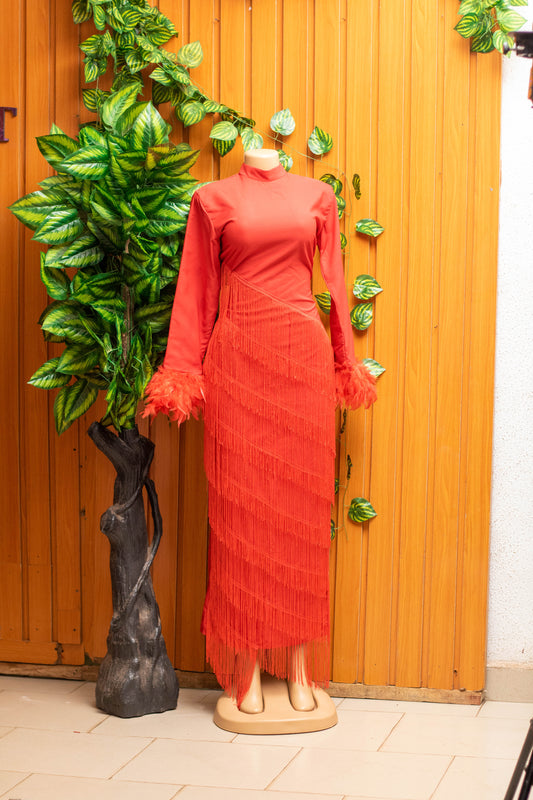 Fringles styled gown